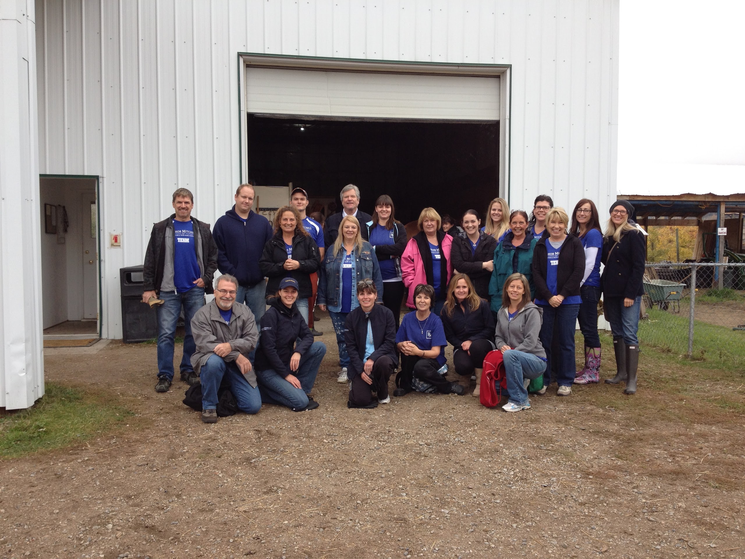 UW 2013 Days of caring PM Team at Arion_Therapeutic_Farm